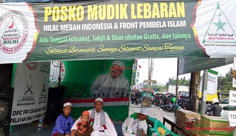 Posko Mudik Lebaran FPI Cikarang Barat