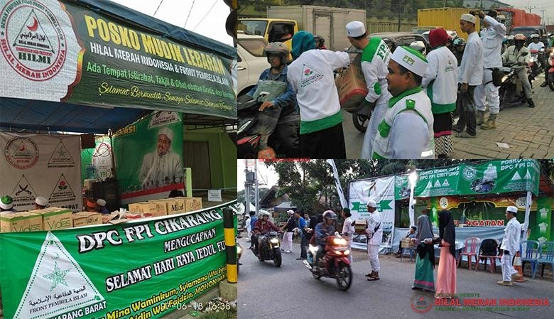 Suasana posko-posko mudik HILMI-FPI di berbagai daerah.