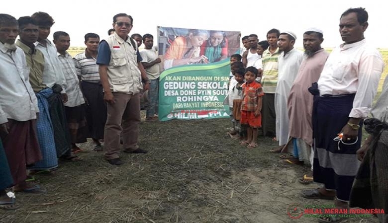 Rencana tim HILMI-FPI untuk membangun dua unit sekolahan di Desa Katin Pite Shay dan Desa Dua Myaung