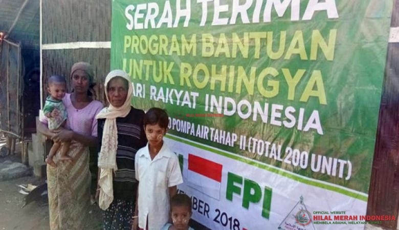 Serah-terima pembangunan hunian laik bagi warga etnis muslim Rohingya yang menjadi prioritas HILMI-FPI