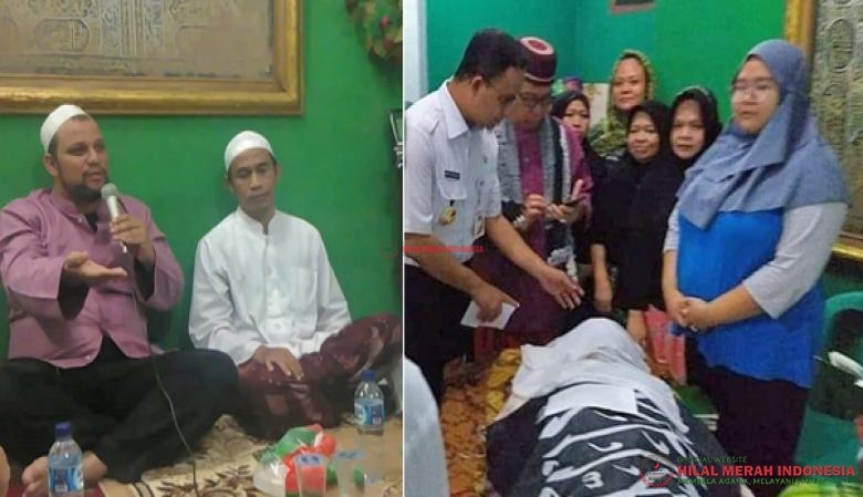 Ketua Umum DPP HILMI-FPI menghadiri acara Tahlil di malam ke-7 di kediaman almarhum Niko Idris, seorang Mujahid 212