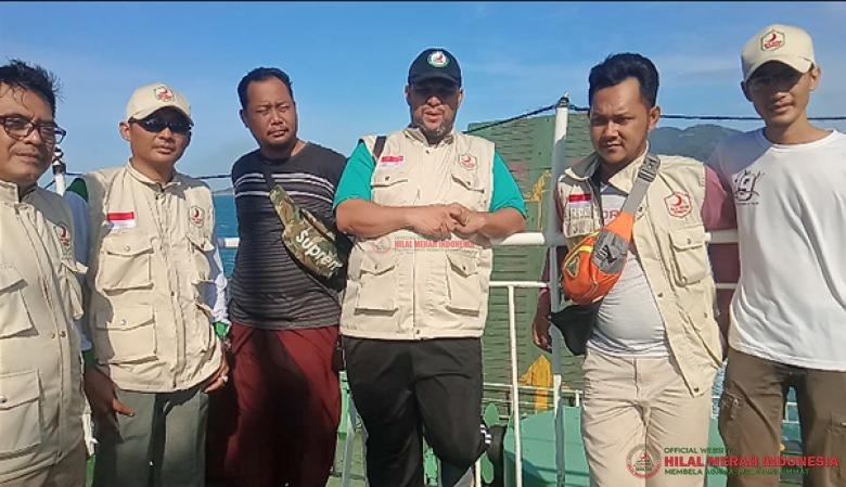 Perjalanan tim relawan DPP HILMI-FPI menuju Lampung Selatan