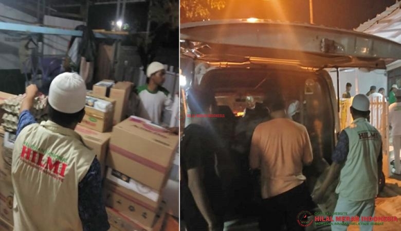 Bantuan logistik ini telah didistribusikan DPP HILMI-FPI melalui DPD HILMI-FPI Bekasi untuk korban tsunami Banten