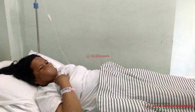 Kondisi Ibu Rusni di RS Sanglah, Bali.