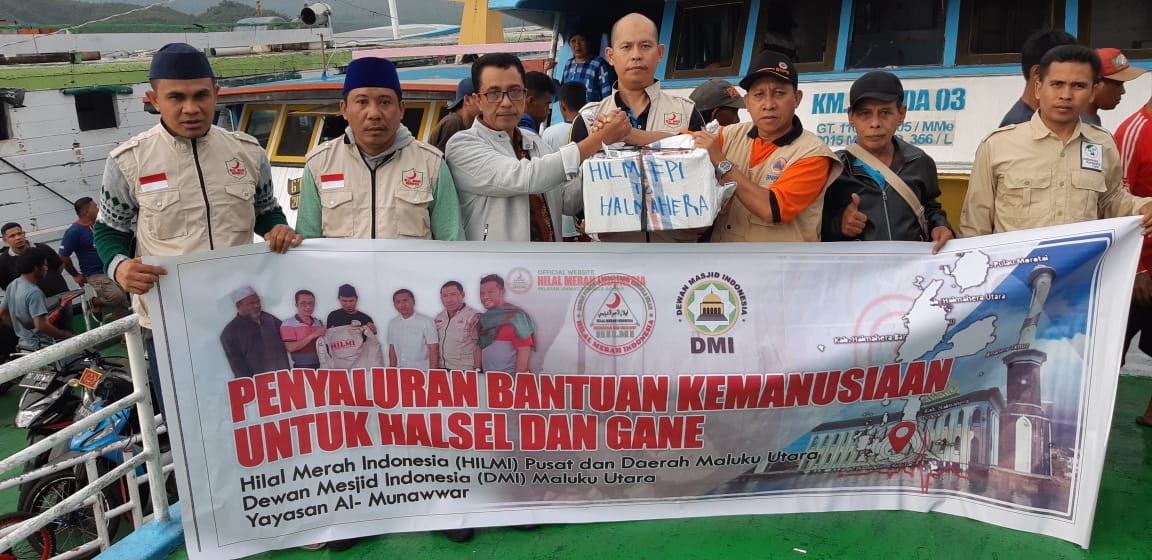 HILMI-FPI dan Masjid Abubakar Melepas Keberangkatan Relawan ke Halmahera