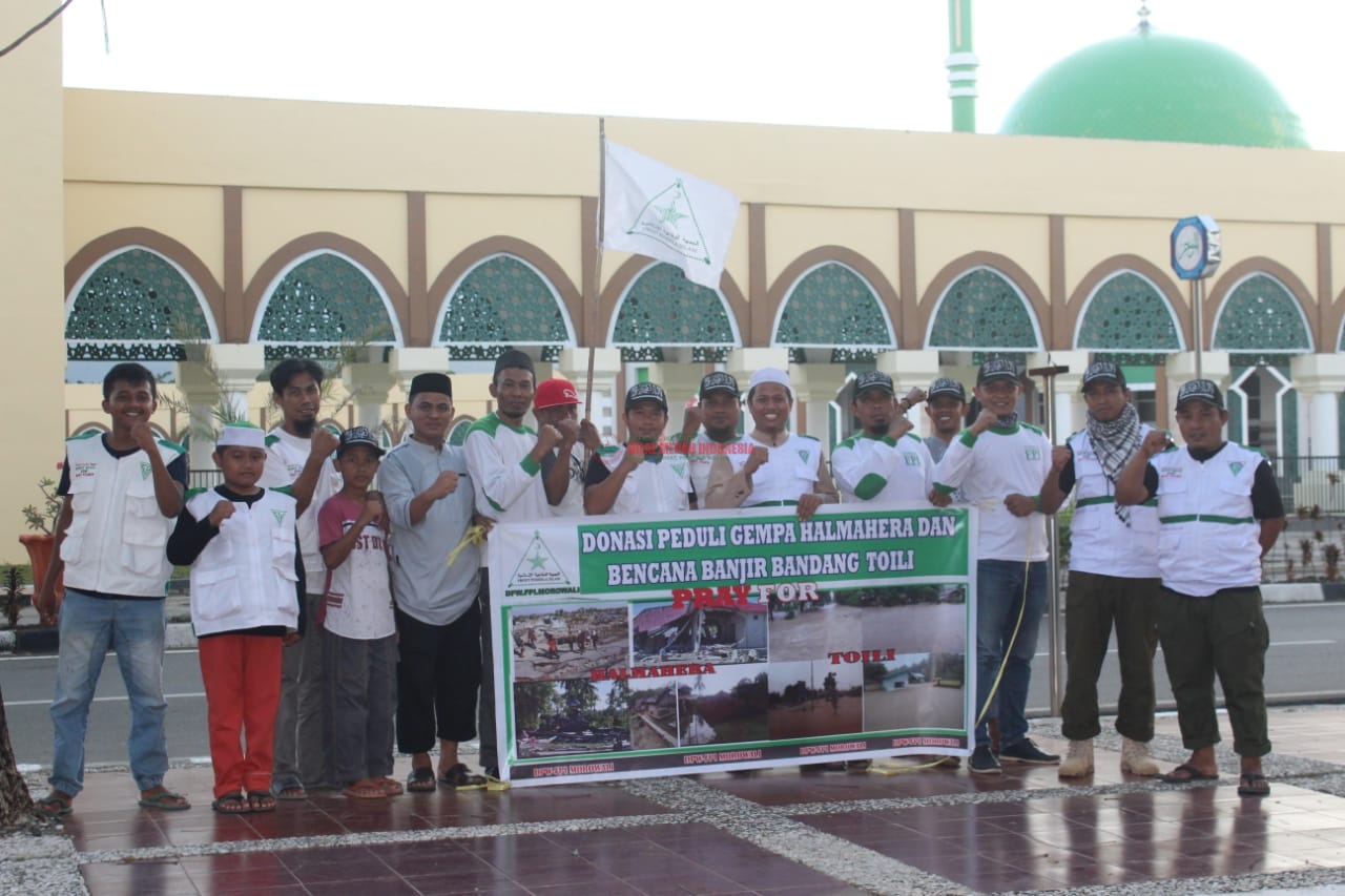 Peduli Gempa dan Banjir Bandang, FPI Morowali Gelar Aksi Galang Donasi