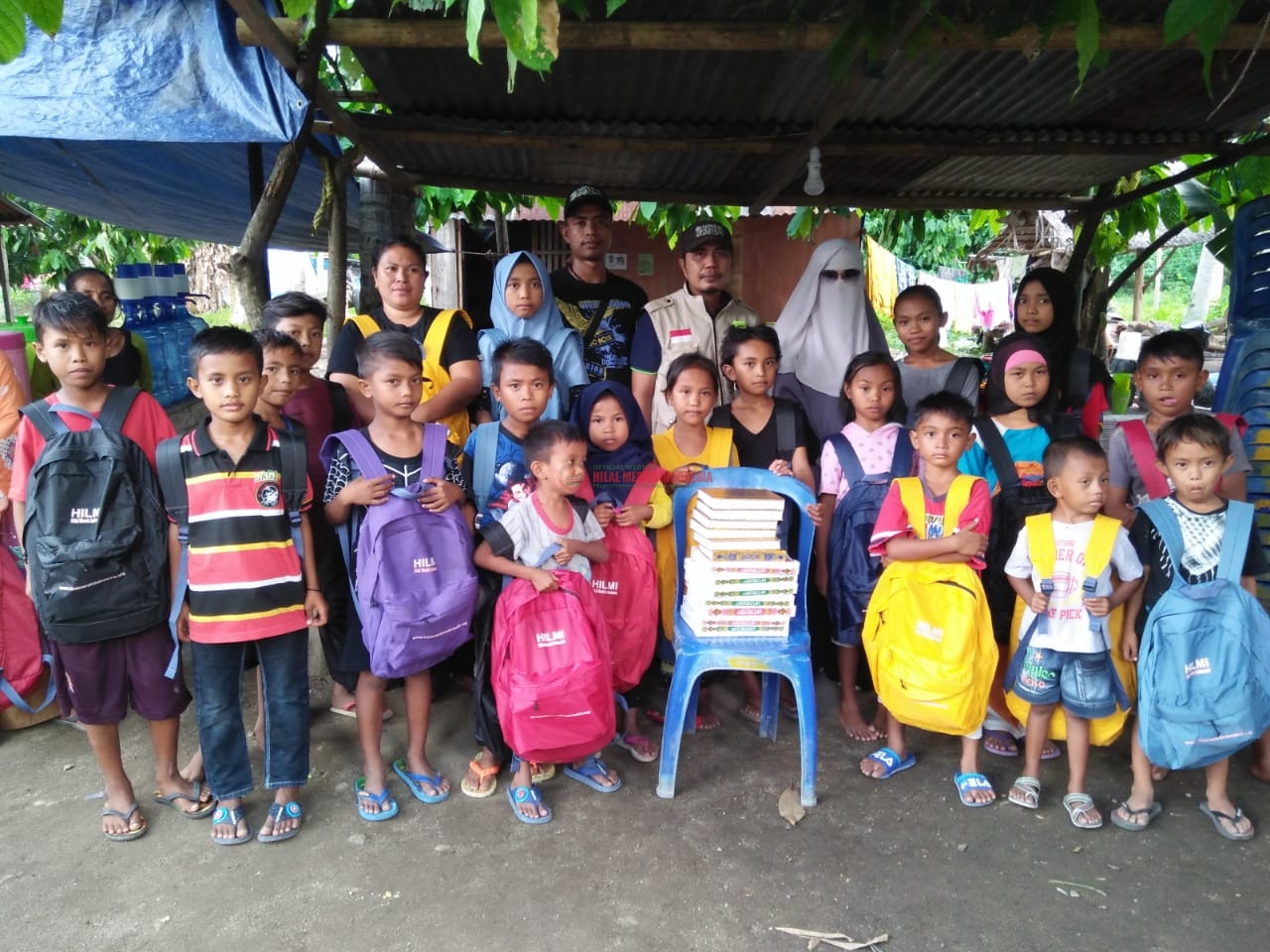 Relawan HILMI-FPI Sulteng Salurkan Bantuan ke Posko Pengungsian Sigi