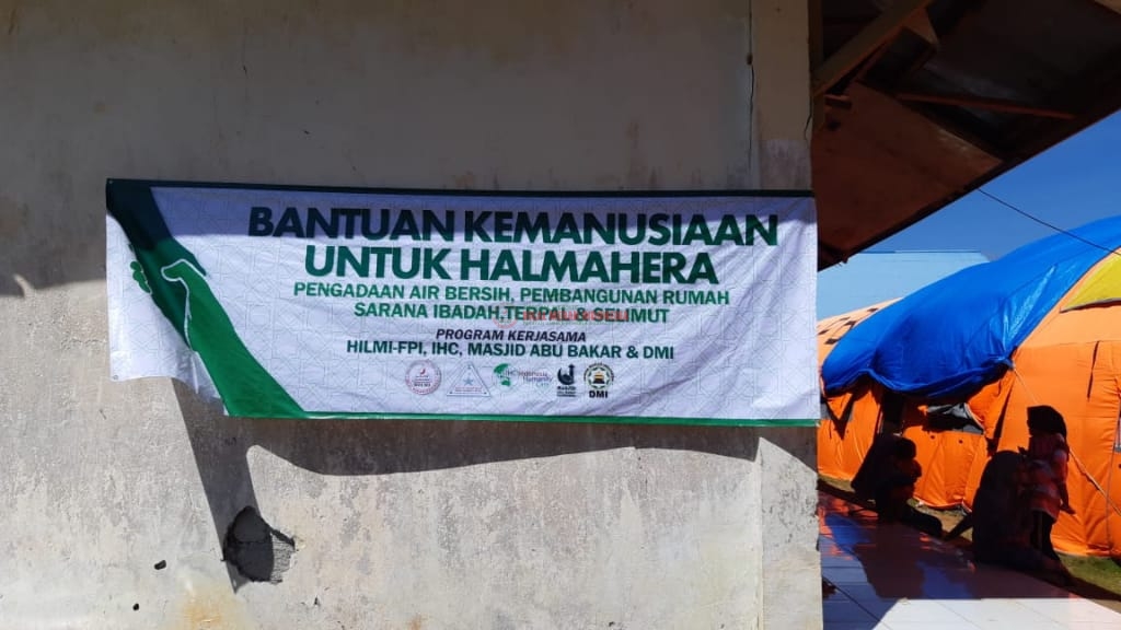 Aksi Kemanusiaan HILMI-FPI, DMI, HMI, IHC, Relindo & Masjid Abubakar di Halmahera