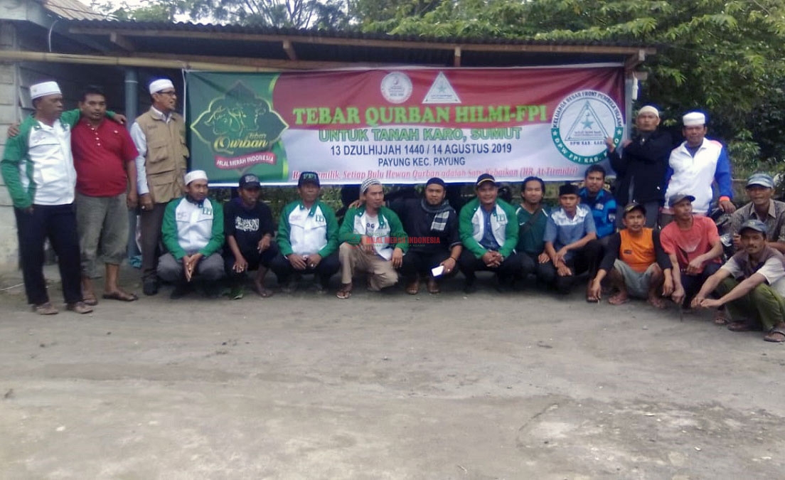 Warga Nasrani Tanah Karo Dapat Jatah Daging Qurban dari HILMI - FPI