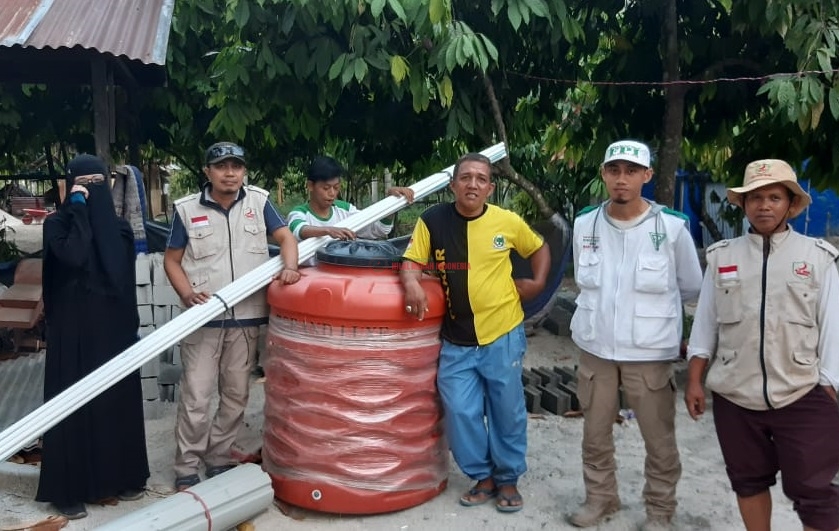 FPI Sulteng Pasok Bahan Material untuk Pembangunan Masjid Al-Huda