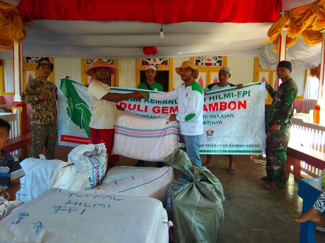 Bantuan Logistik HILMI Tahap III Telah Sampai Di Pengungsian Ambon