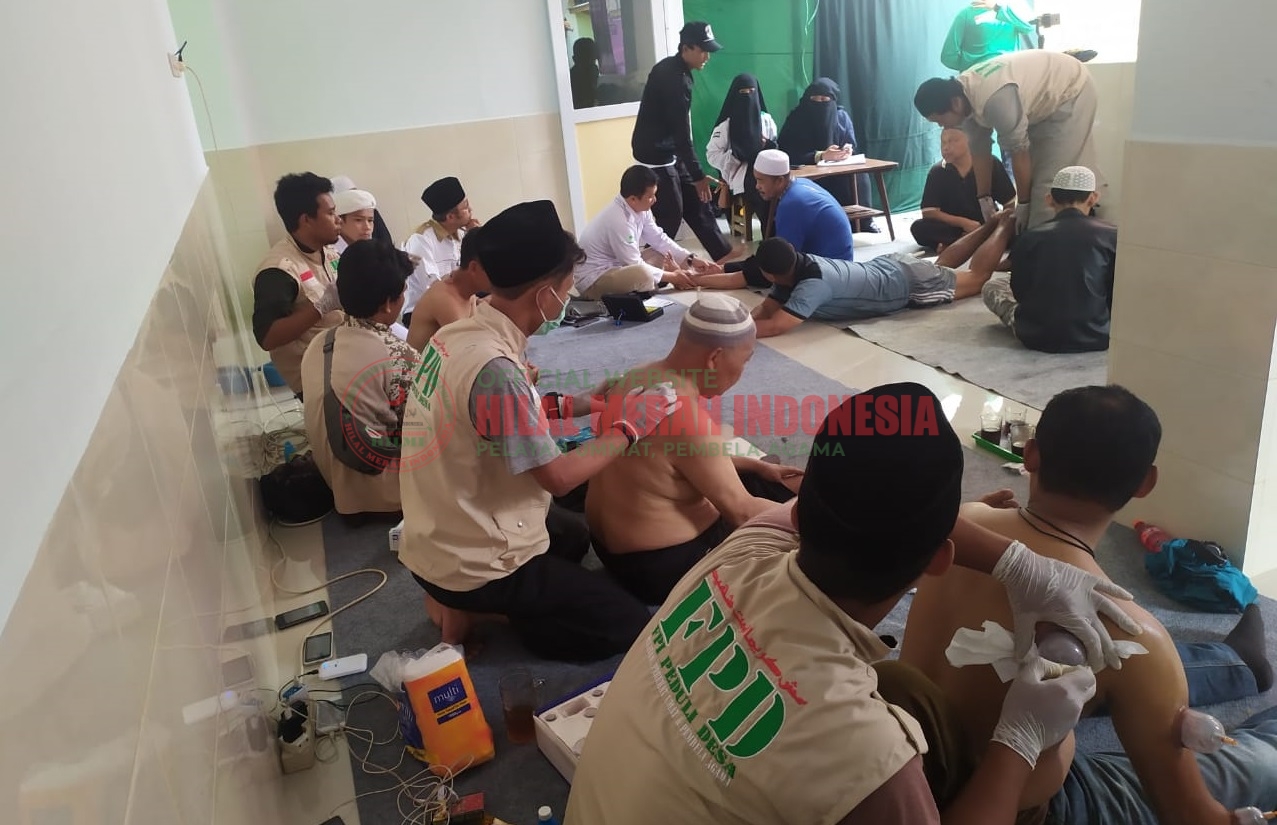 HILMI-FPI Kab. Bandung Gelar Pengobatan Gratis Sebagai Bentuk Kepedulian Kepada Masyarakat Pedesaan