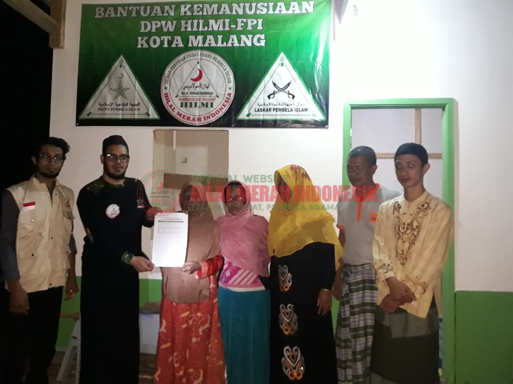 HILMI-FPI Kota Malang Bangun Rumah Janda Sebatangkara