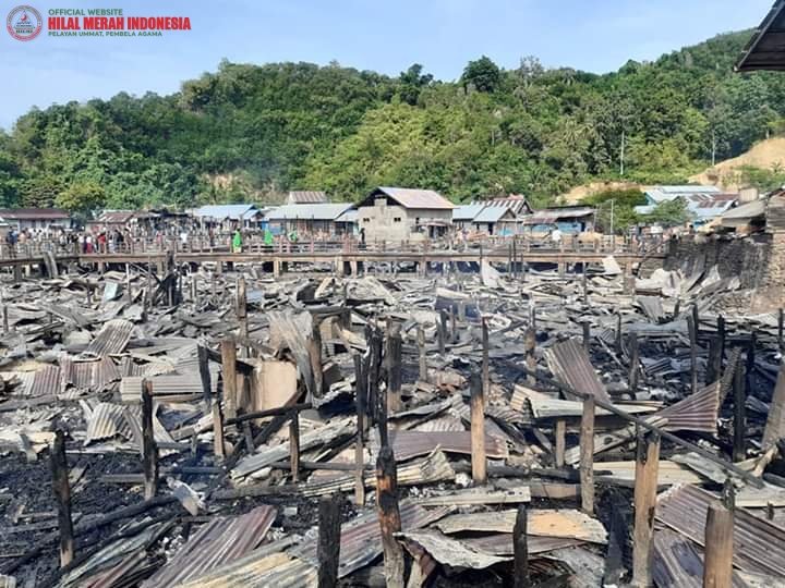 Napak Tilas HILMI FPI Tangani Korban Kebakaran di Toli-Toli
