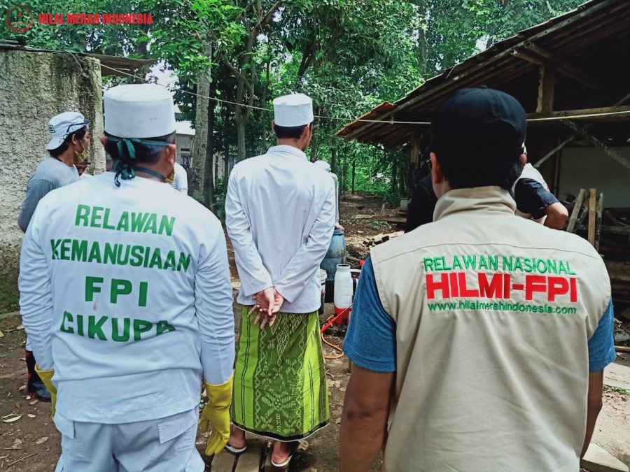 Sarana Ibadah dan Sarana Pendidikan, Jadi Sasaran Semprot Disinfektan HILMI dan Laskar FPI Kab Tangerang