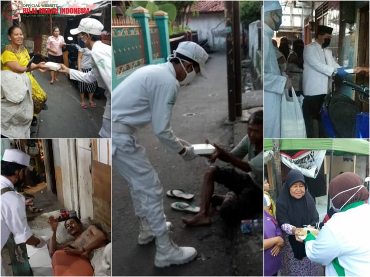 18.866 Paket Nasi Telah Dibagikan Anak Organisasi FPI di Jakarta