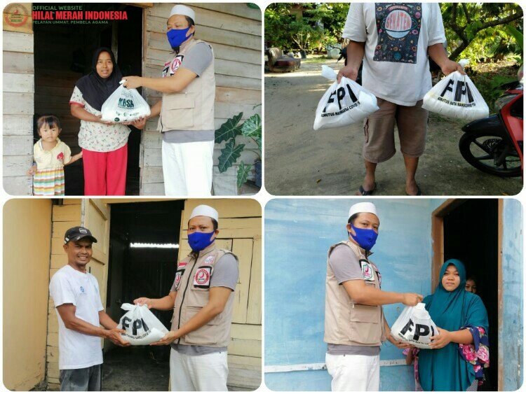 HILMI FPI Riau Distribusikan 2,5 Ton Beras Untuk Masyarakat Riau Yang Terdampak Covid-19