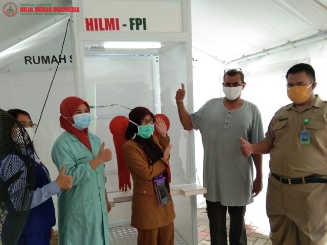9 Bilik Tes Swab HILMI FPI Disalurkan Secara Gratis ke Beberapa Rumah Sakit di Jakarta