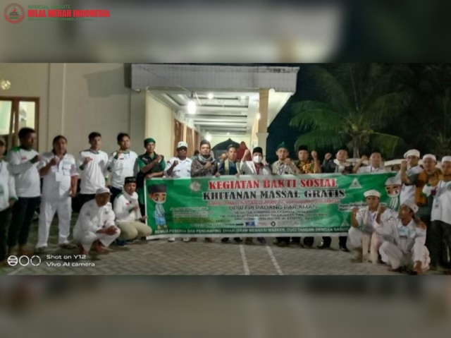 Gelar Khitan Gratis, HILMI FPI Sumbar Ikuti Protokol COVID-19