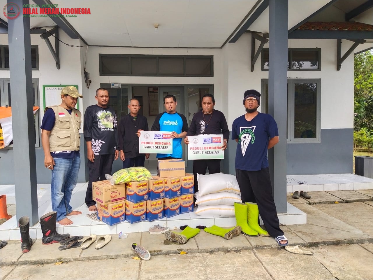 HILMI FPI Hadir Dilokasi Longsor Cisompet, Garut