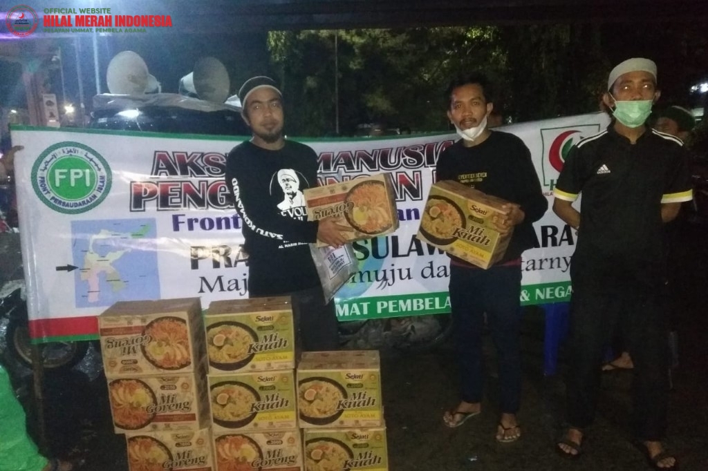 Antusias Masyarakat Salurkan Bantuan Korban Gempa Sulbar Melalui HILMI - Front Persaudaraan Islam