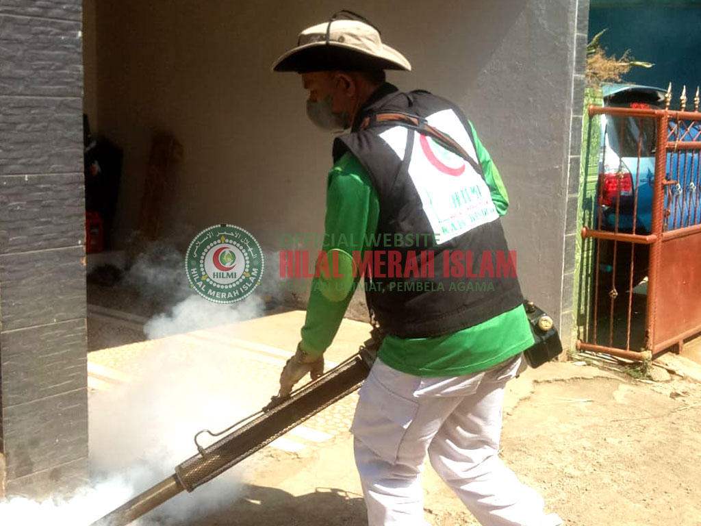 HILMI FPI Kabupaten Bandung Laksanakan Fogging