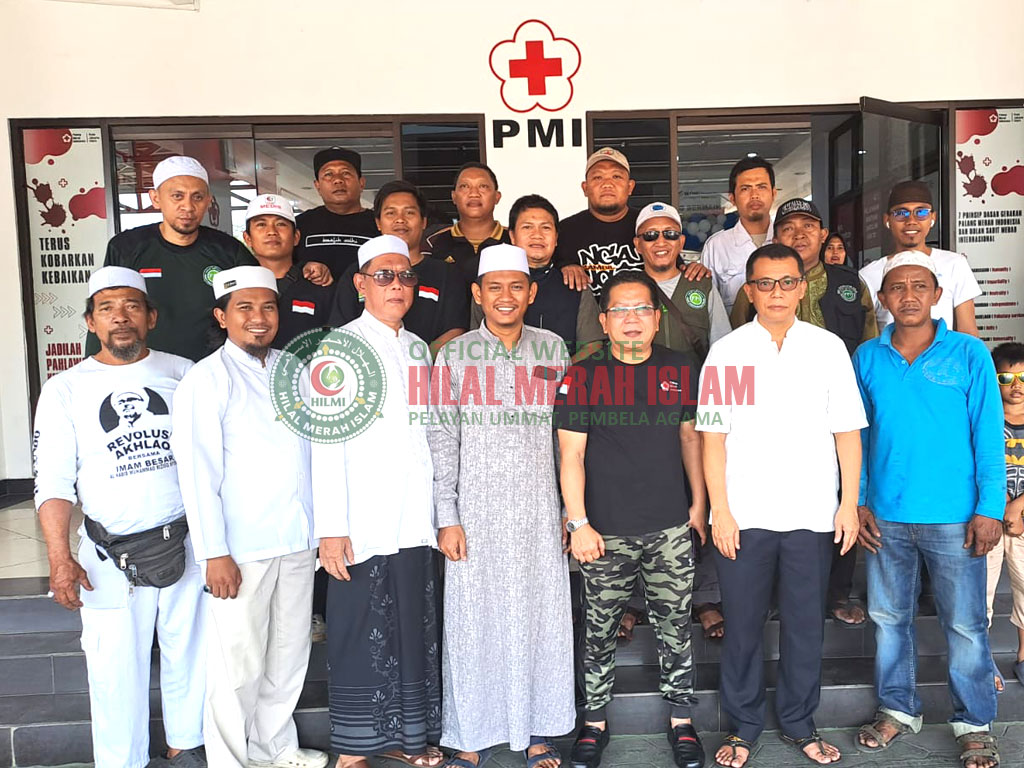 Relawan-HILMI-FPI-Jakarta-Utara-melaksanakan-kegiatan-donor-darah-di-kantor-PMI-Jakarta-Utara