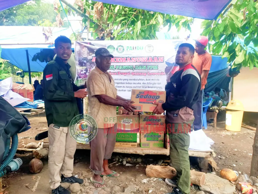 Bantuan Untuk Warga Terdampak Erupsi Gunung Lewotobi Flores