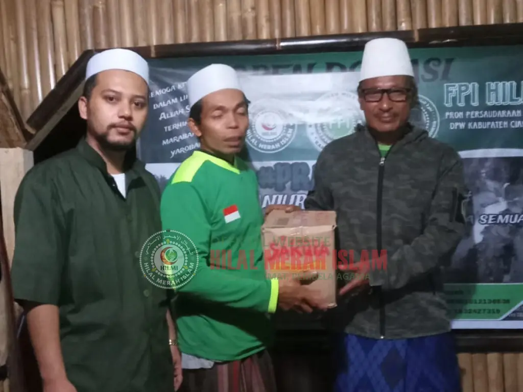 HILMI PRI Cianjur Salurkan Bantuan Sembako Kepada 36 KK