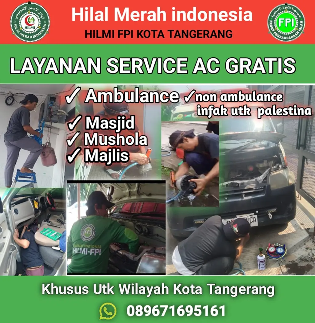 Hilmi Service AC Gratis Poster