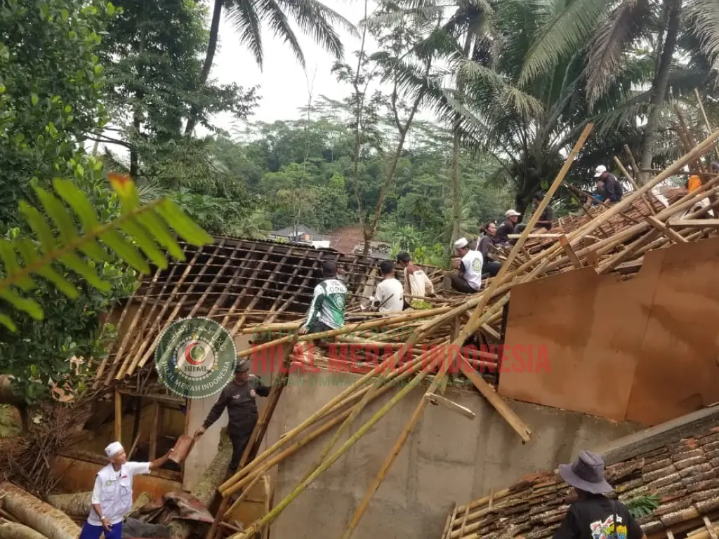 Hilmi Pohon Tumbang di Ciamis