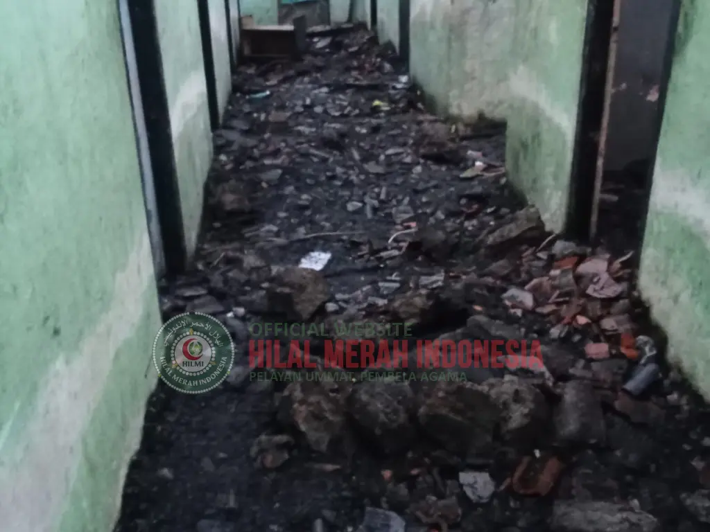 Hilmi Ponpes Hangus terbakar Satu