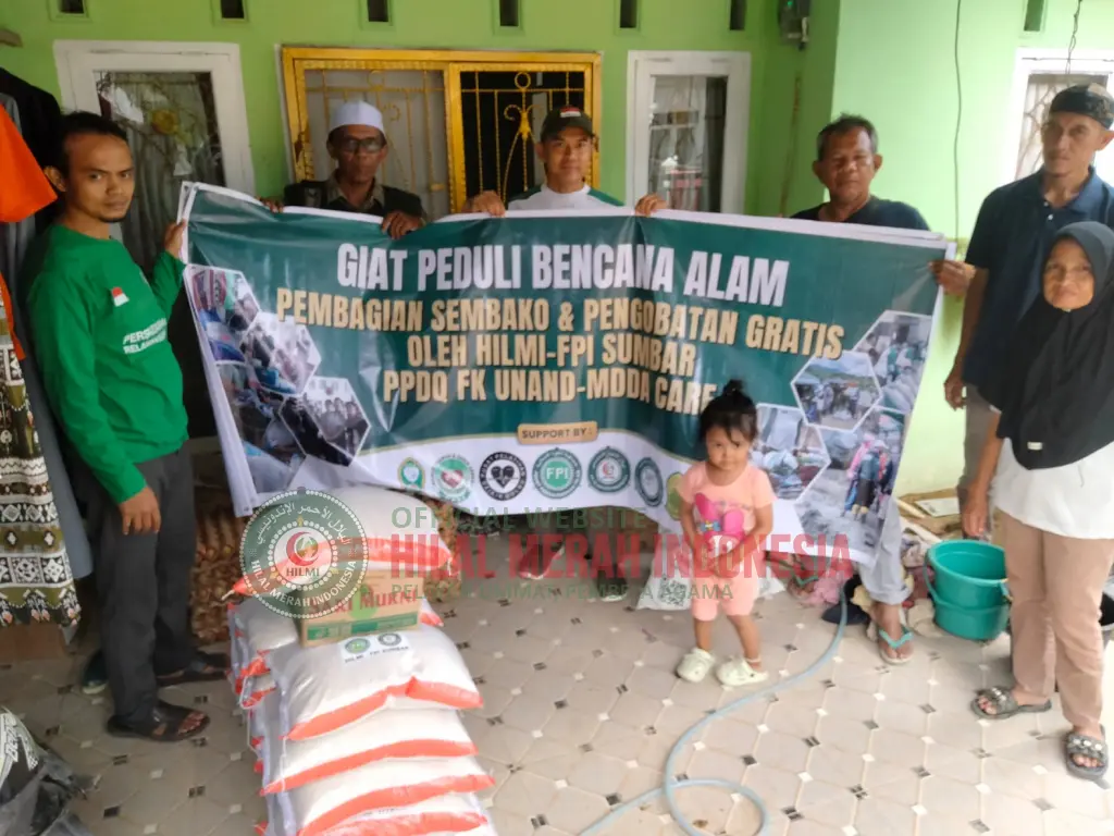 DPD HILMI FPI Sumbar Salurkan Bantuan Kemanusiaan