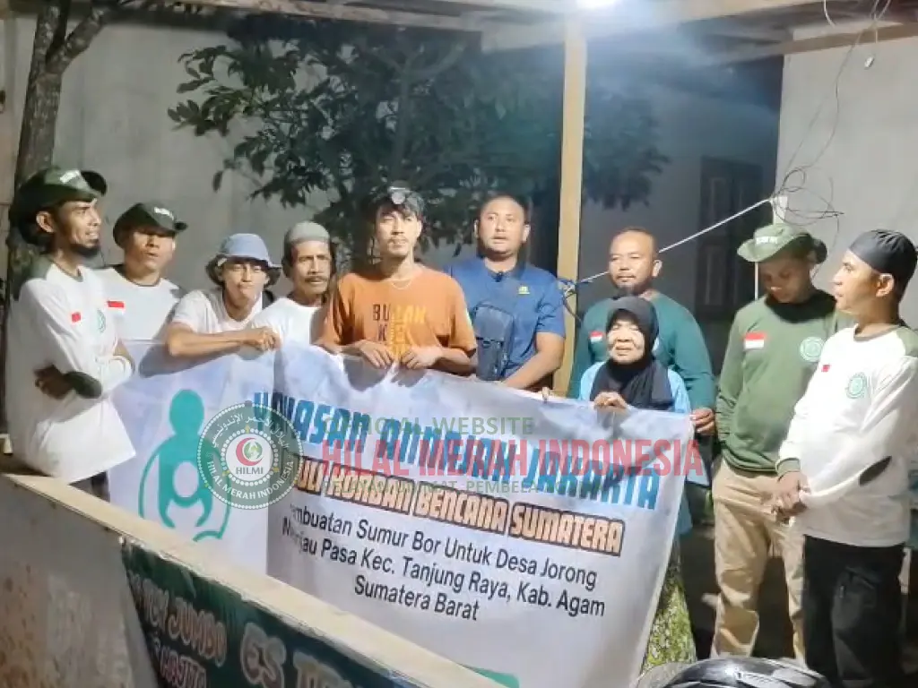 Realisasi Janji HILMI Sumbar Untuk Hadirkan Sumur Bor di Pasa Maninjau 1