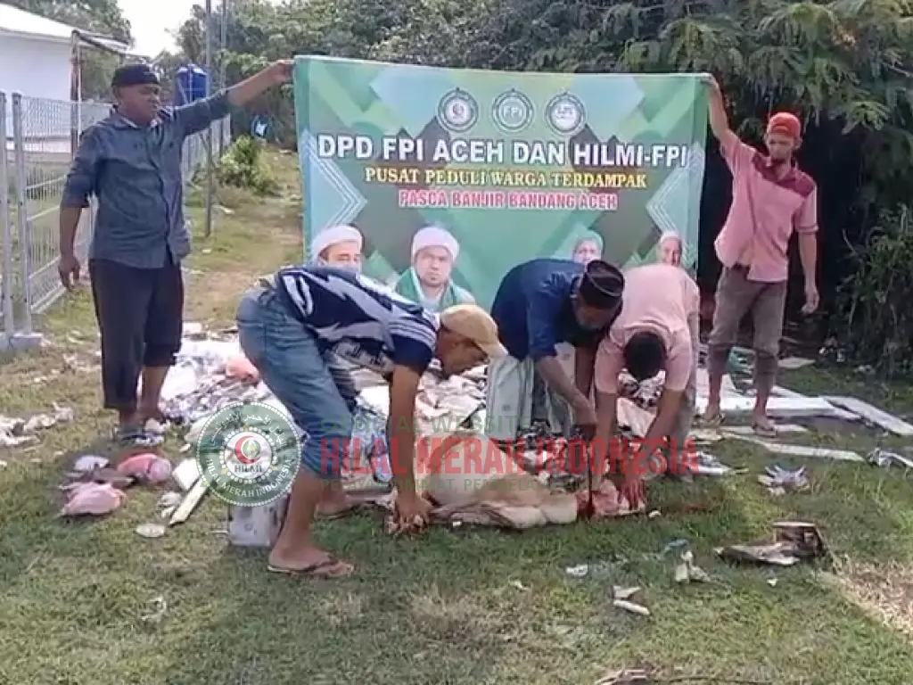 DPP HILMI FPI dan DPD FPI Aceh Salurkan 6 Ekor Gibas untuk Malam Ganjil Ramadan 1