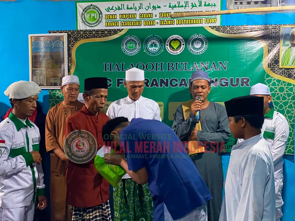 Hilmi DPC FPI Rancabungur Kab. Bogor Laksanakan Santunan Yatim