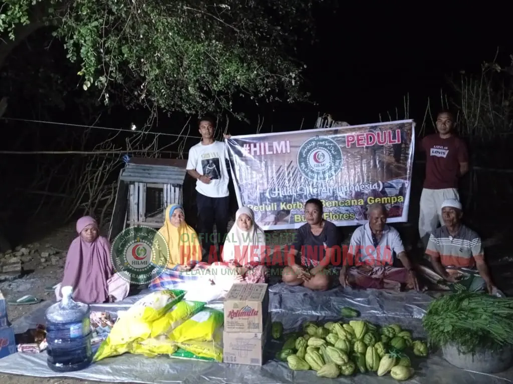 HILMI Jangkau Korban Gempa NTT dengan Sembako, Terpal dan Kebutuhan Bayi
