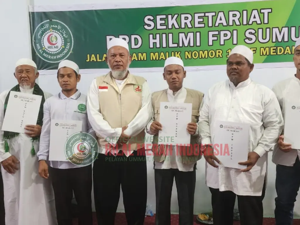 Enam Kepengurusan HILMI-FPI Sumut Dikukuhkan, Perkuat Gerakan Kemanusiaan di Daerah
