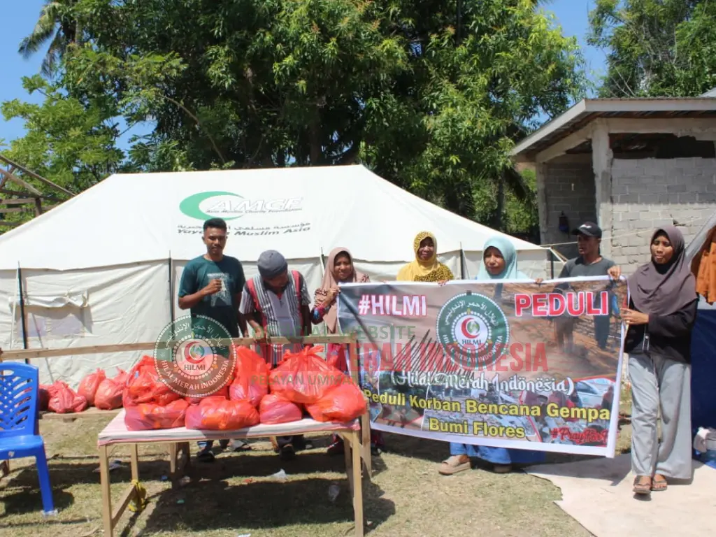 HILMI FPI Jangkau Keluarga Mualaf Korban Gempa di Pelosok Riung NTT