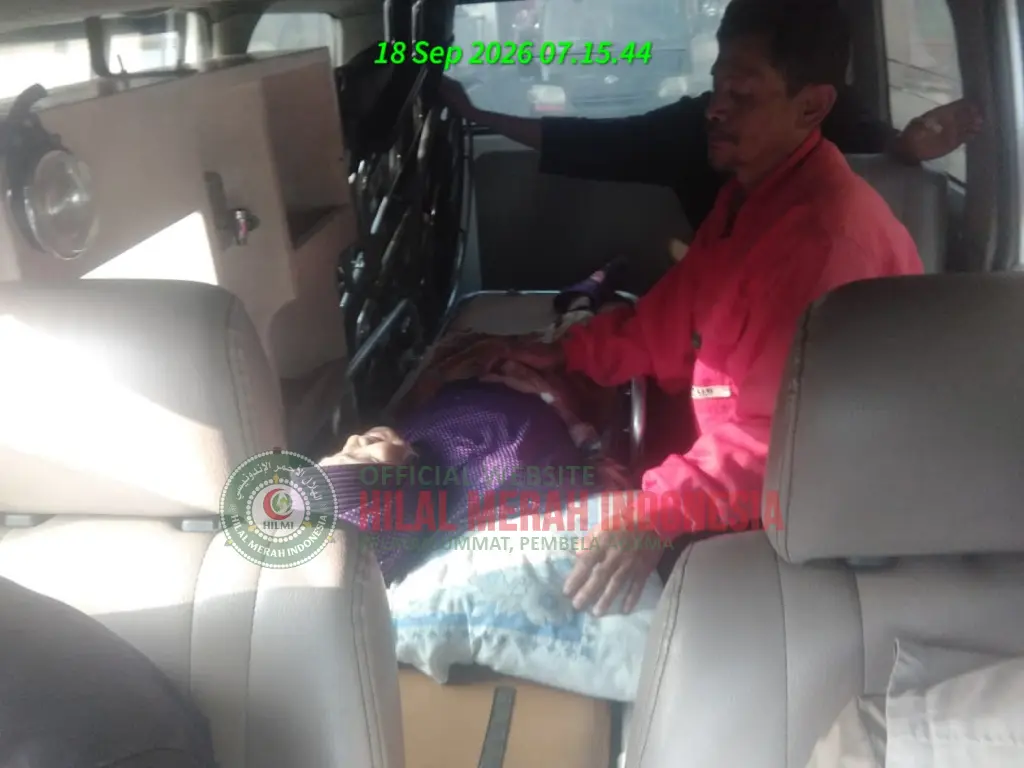 Pasca Operasi Amputasi Kaki, HILMI Ciamis Jemput Emak Mardiyah Pulang dari RS Hermina Tasikmalaya